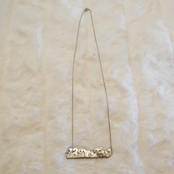 ❤HOLD❤JULES SMITH // "to die for" silver nameplate - Picture 2 of 7